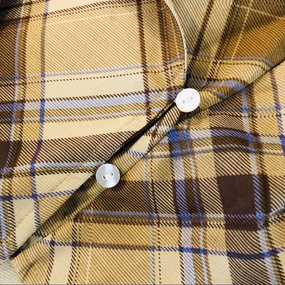 Lauren Ralph Lauren Riatana Plaid Surplice Blouse - Picture 10 of 13